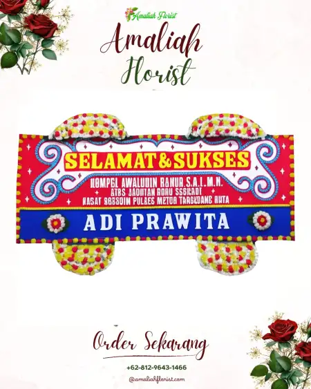 Papan Bunga Ucapan Selamat Pakujaya