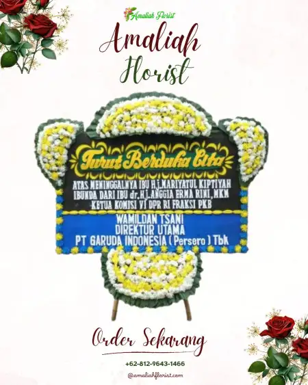 Papan Bunga Duka Pakujaya